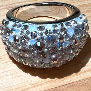Brand New Never Worn Authentic Swarovski Crystal Statement Ring, sz 60